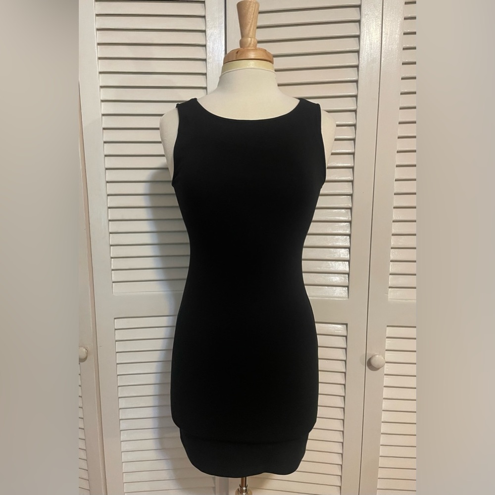 Little Black Dress mini with exposed back zipper by Alice and Olivia!